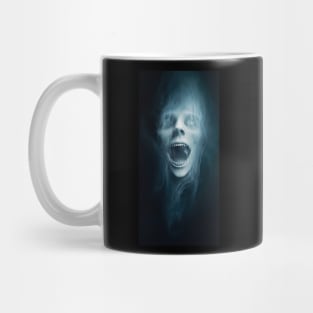 person trapped in ghost world, halloween design Mug